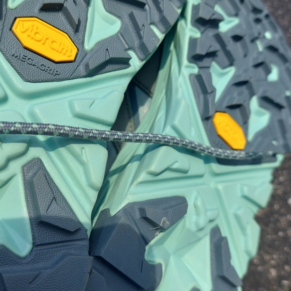 Hoka Women's Teal Athletic Shoes BOOTS Sz 7 Hoka One One Hiking - Picture 7 of 11